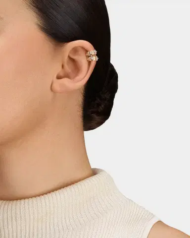 NOUVEL HERITAGE 18K Brunch in NY Ear Clip, Single | Thumbnail 3 NOUVEL HERITAGE 18K Brunch in NY Ear Clip, Single | Thumbnail 3