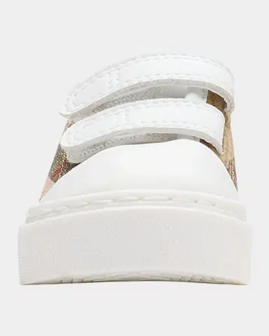 Burberry Kid's Check Cotton Sneakers, Toddler/Kids | Thumbnail 2