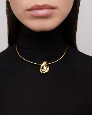 Jennifer Fisher Thin Knot Choker | Thumbnail 1 Jennifer Fisher Thin Knot Choker | Thumbnail 1