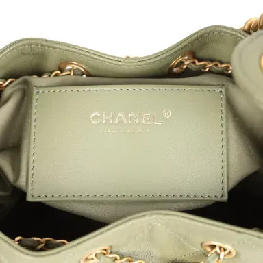 Chanel Chanel Small 25 Hobo Bag Green Caviar Antique Gold Hardware | Thumbnail 9 Chanel Chanel Small 25 Hobo Bag Green Caviar Antique Gold Hardware | Thumbnail 9