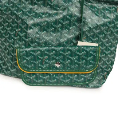 goyard Goyard Goyardine Green Boheme Hobo Bag Palladium Hardware | Thumbnail 8