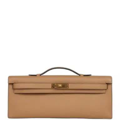 HERMÈS Hermes Kelly Cut Chai Swift Gold Hardware | Thumbnail 1 HERMÈS Hermes Kelly Cut Chai Swift Gold Hardware | Thumbnail 1