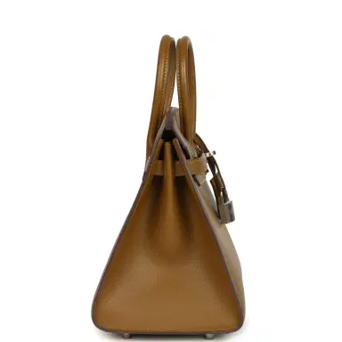 hermes Pre-owned Hermes Birkin Sellier 25 Bronze Dore Madame Palladium Hardware | Thumbnail 3 hermes Pre-owned Hermes Birkin Sellier 25 Bronze Dore Madame Palladium Hardware | Thumbnail 3