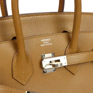hermes Pre-owned Hermes Birkin Sellier 25 Bronze Dore Madame Palladium Hardware | Thumbnail 7 hermes Pre-owned Hermes Birkin Sellier 25 Bronze Dore Madame Palladium Hardware | Thumbnail 7