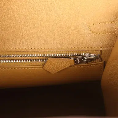 hermes Pre-owned Hermes Birkin Sellier 25 Bronze Dore Madame Palladium Hardware | Thumbnail 9 hermes Pre-owned Hermes Birkin Sellier 25 Bronze Dore Madame Palladium Hardware | Thumbnail 9
