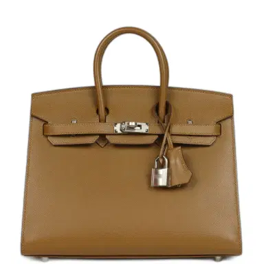 hermes Pre-owned Hermes Birkin Sellier 25 Bronze Dore Madame Palladium Hardware | Thumbnail 1 hermes Pre-owned Hermes Birkin Sellier 25 Bronze Dore Madame Palladium Hardware | Thumbnail 1
