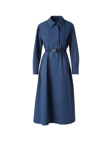 Akris A-Line Poplin Midi Dress | Thumbnail 1 Akris A-Line Poplin Midi Dress | Thumbnail 1