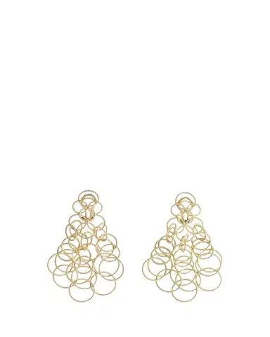 Buccellati Hawaii 18K Gold Pendant Earrings, 7cm | Thumbnail 1