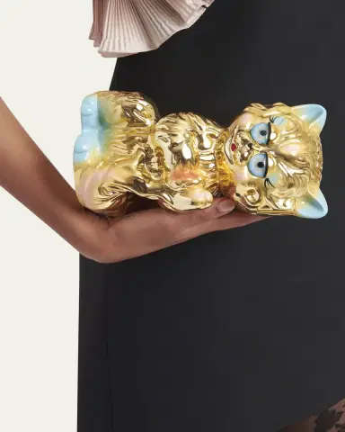 Valentino Garavani Chic Cat Minaudiere Clutch Bag | Thumbnail 2