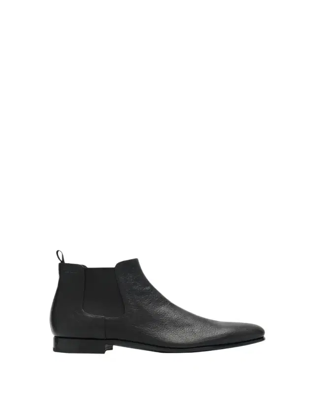 Men's Aged Leather Chelsea Boots