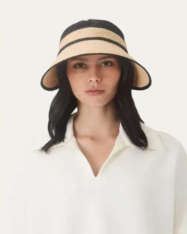 Eugenia Kim Trixie Raffia Sun Visor | Thumbnail 4