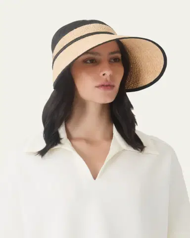 Eugenia Kim Trixie Raffia Sun Visor | Thumbnail 5
