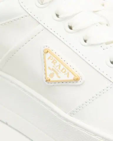 Prada Downtown Platform Leather Sneakers | Thumbnail 5 Prada Downtown Platform Leather Sneakers | Thumbnail 5