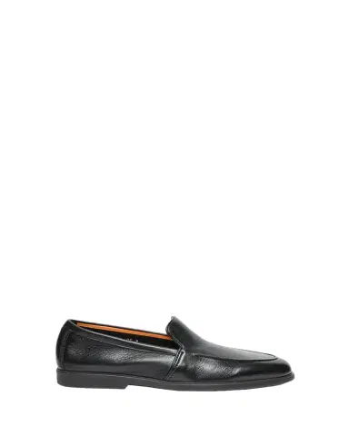 Santoni Men's Malibu Soft Grained Leather Loafers | Thumbnail 1 Santoni Men's Malibu Soft Grained Leather Loafers | Thumbnail 1