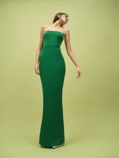 RACHEL GILBERT Leora Satin Embellished Gown | Thumbnail 2 RACHEL GILBERT Leora Satin Embellished Gown | Thumbnail 2