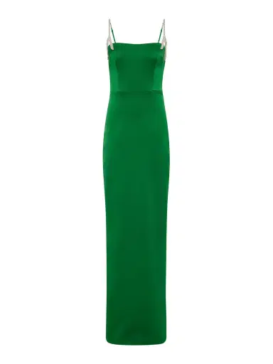 RACHEL GILBERT Leora Satin Embellished Gown | Thumbnail 1 RACHEL GILBERT Leora Satin Embellished Gown | Thumbnail 1