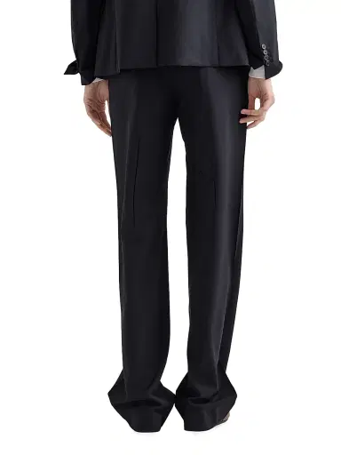 Prada Women's Wool Pants - Blue - Size 12 | Thumbnail 3 Prada Women's Wool Pants - Blue - Size 12 | Thumbnail 3