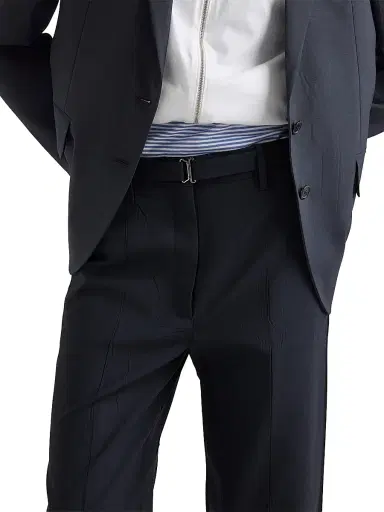Prada Women's Wool Pants - Blue - Size 12 | Thumbnail 5 Prada Women's Wool Pants - Blue - Size 12 | Thumbnail 5