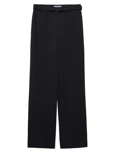 Prada Women's Wool Pants - Blue - Size 12 | Thumbnail 1 Prada Women's Wool Pants - Blue - Size 12 | Thumbnail 1