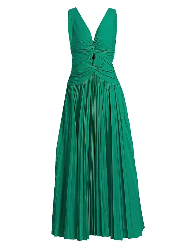Women's Vivianne Center Twist Midi-Dress - Kelly Green