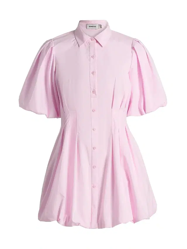 Women's Cleo Balloon Pintuck Minidress - Tulip
