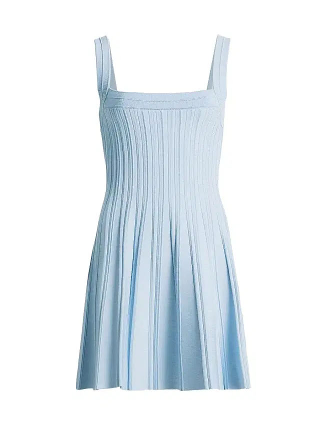 Women's Indie Textured Knit Sleeveless Minidress - Tidepool