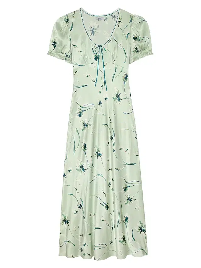 Rails Women's Allison Floral Scoopneck Maxi Dress - Mint Linnea