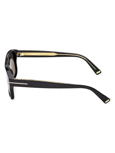 Tom Ford Men's 55MM Logo Square Sunglasses - Black | Thumbnail 4 Tom Ford Men's 55MM Logo Square Sunglasses - Black | Thumbnail 4