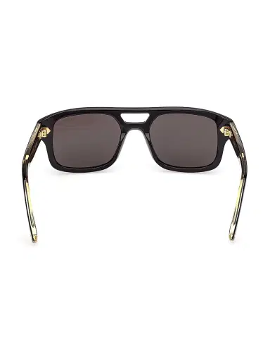Tom Ford Men's 55MM Logo Square Sunglasses - Black | Thumbnail 5 Tom Ford Men's 55MM Logo Square Sunglasses - Black | Thumbnail 5