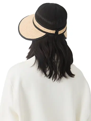 Eugenia Kim Women's Cruise Trixie Raffia Visor - Natural | Thumbnail 4