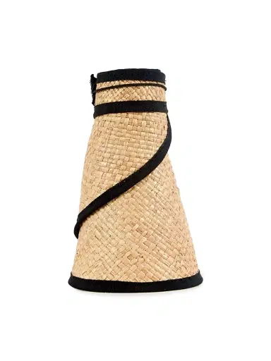 Eugenia Kim Women's Cruise Trixie Raffia Visor - Natural | Thumbnail 5