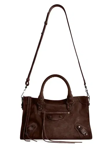 Balenciaga Women's Le City Bag Crossbody Bag - Light Espresso | Thumbnail 4
