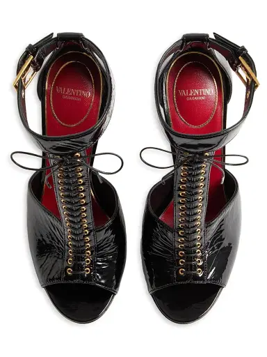 Valentino Garavani Women's Bustier Naplak 105MM Sandals | Thumbnail 4 Valentino Garavani Women's Bustier Naplak 105MM Sandals | Thumbnail 4
