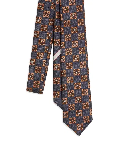 Valentino Men's Valentie Silk and Jacquard Tie with Design | Thumbnail 3