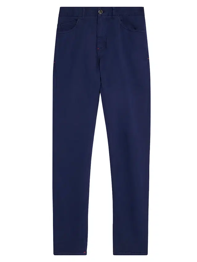 Isaia Men's Cotton-Cashmere 5-Pocket Pants