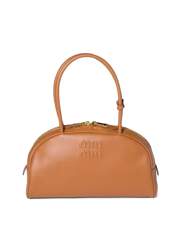 Miu Miu Women's Beau Leather Shoulder Bag - Brown