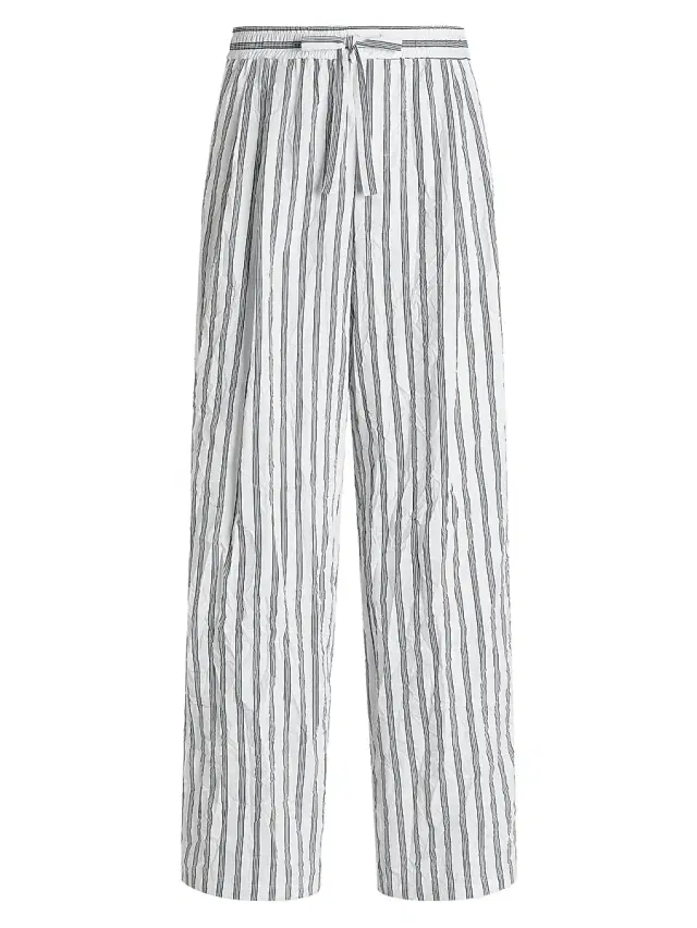 Dolce & Gabbana Men's Striped Cotton-Blend Drawstring Pants - Rigato