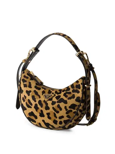 Prada Women's Arque Printed Leather Mini Shoulder Bag - Beige Khaki | Thumbnail 2 Prada Women's Arque Printed Leather Mini Shoulder Bag - Beige Khaki | Thumbnail 2