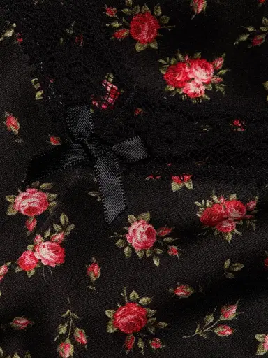 Dolce & Gabbana Women's Regg. Senza Ferretto Silk-Blend Bra - Roselline Nero - Size Large | Thumbnail 6 Dolce & Gabbana Women's Regg. Senza Ferretto Silk-Blend Bra - Roselline Nero - Size Large | Thumbnail 6