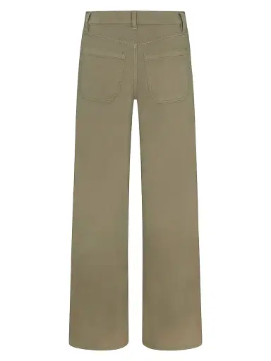 Frame Women's Le Slim Palazzo Cotton-Blend Wide-Leg Jeans - Grasshopper - Size 31 | Thumbnail 2