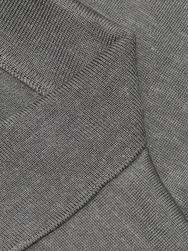 Saks Fifth Avenue Men's Lamar Johnny Collar Short-Sleeve Sweater - Grey - Size XXL | Thumbnail 7 Saks Fifth Avenue Men's Lamar Johnny Collar Short-Sleeve Sweater - Grey - Size XXL | Thumbnail 7
