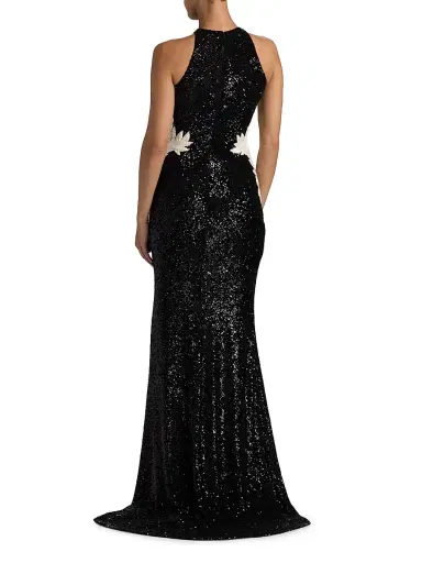 Naeem Khan Women's Sequined Mermaid Gown | Thumbnail 5