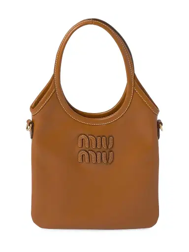 Miu Miu Women's Ivy Leather Top Handle Bag | Thumbnail 1