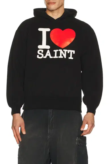SAINT Mxxxxxx I Love Saint Hoodie | Thumbnail 2