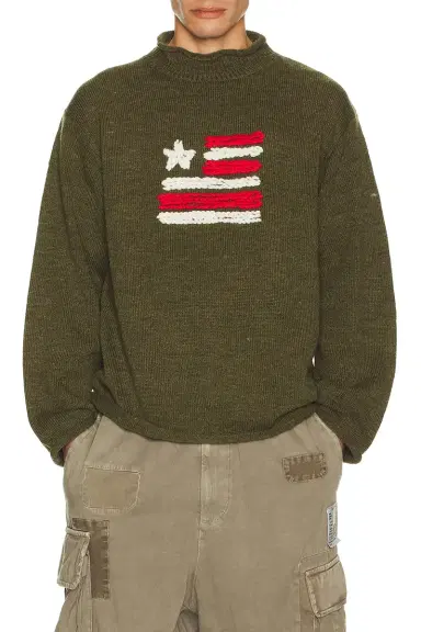rice nine ten Knitted Roll Neck Sweater | Thumbnail 1 rice nine ten Knitted Roll Neck Sweater | Thumbnail 1