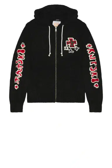 rice nine ten Hand Kinitted Sk8 Zip Hoodie | Thumbnail 6 rice nine ten Hand Kinitted Sk8 Zip Hoodie | Thumbnail 6
