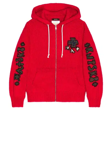 rice nine ten Hand Knitted Sk8 Zip Hoodie | Thumbnail 6 rice nine ten Hand Knitted Sk8 Zip Hoodie | Thumbnail 6