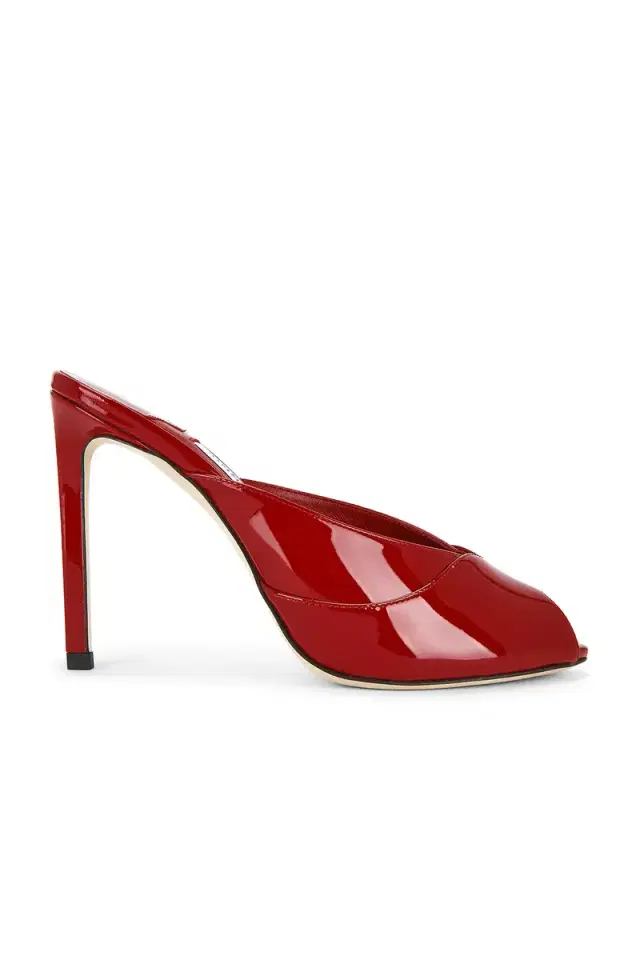 Jimmy Choo Brigitte Patent Leather 100 Mule