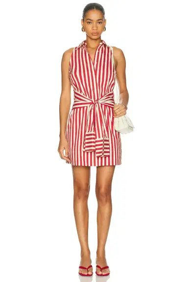SIMONMILLER Inna Sleeveless Poplin Mini Dress | Thumbnail 1 SIMONMILLER Inna Sleeveless Poplin Mini Dress | Thumbnail 1
