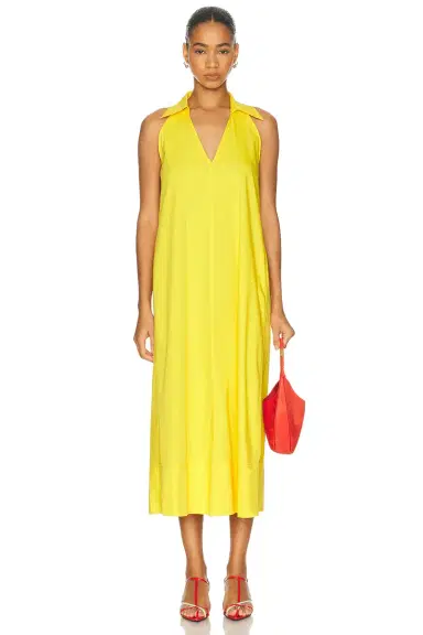 SIMONMILLER Nava Poplin Dress | Thumbnail 4